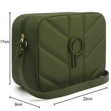Women's Shoulder Bag, Medium Size, Crossbody - Roman Military - View 2