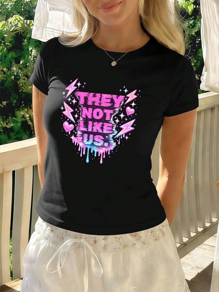 Women T-Shirts - Black - View 1