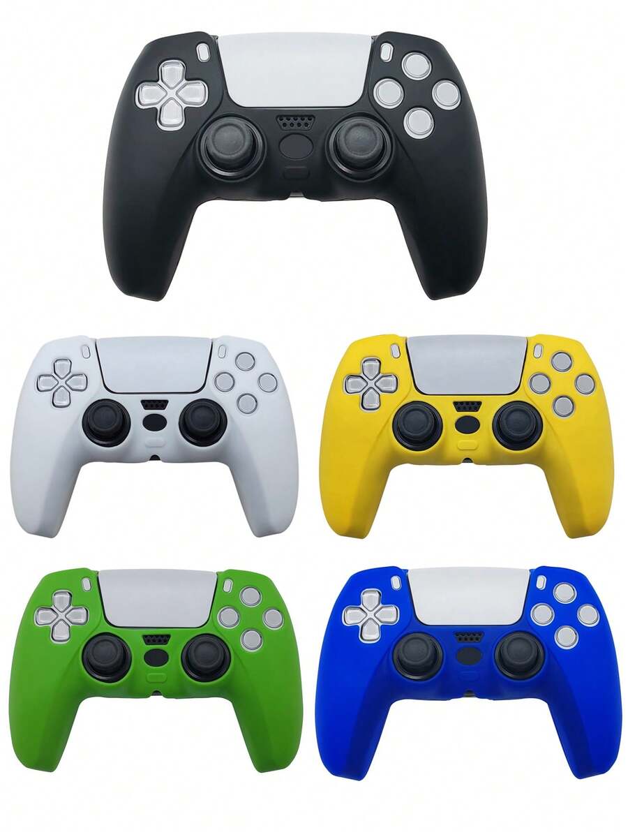 1 chiếc ốp bảo vệ tay cầm chơi game 5 inch, chống trượt, chống trầy xước, chống mồ hôi, nâng cao trải nghiệm chơi game. - Xem 1