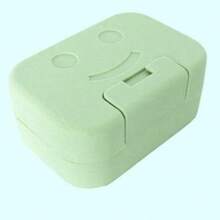 1/2 hộp đựng xà phòng du lịch xách tay, khay đựng xà phòng chống rò rỉ - A - Xem 3