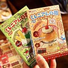 1/2Book Sticker Book, Millennium Dream Book Series, Retro Style Food Dessert Theme Stickers, Scrapbook Supplies, Notebook Accessories, Decorative Notebook Photo Frame Phone Case Water Cup, Junk Magazine Stationery Box DIY Personalized Stickers,Back To School , School Supplies - 多色的 - 查看 4
