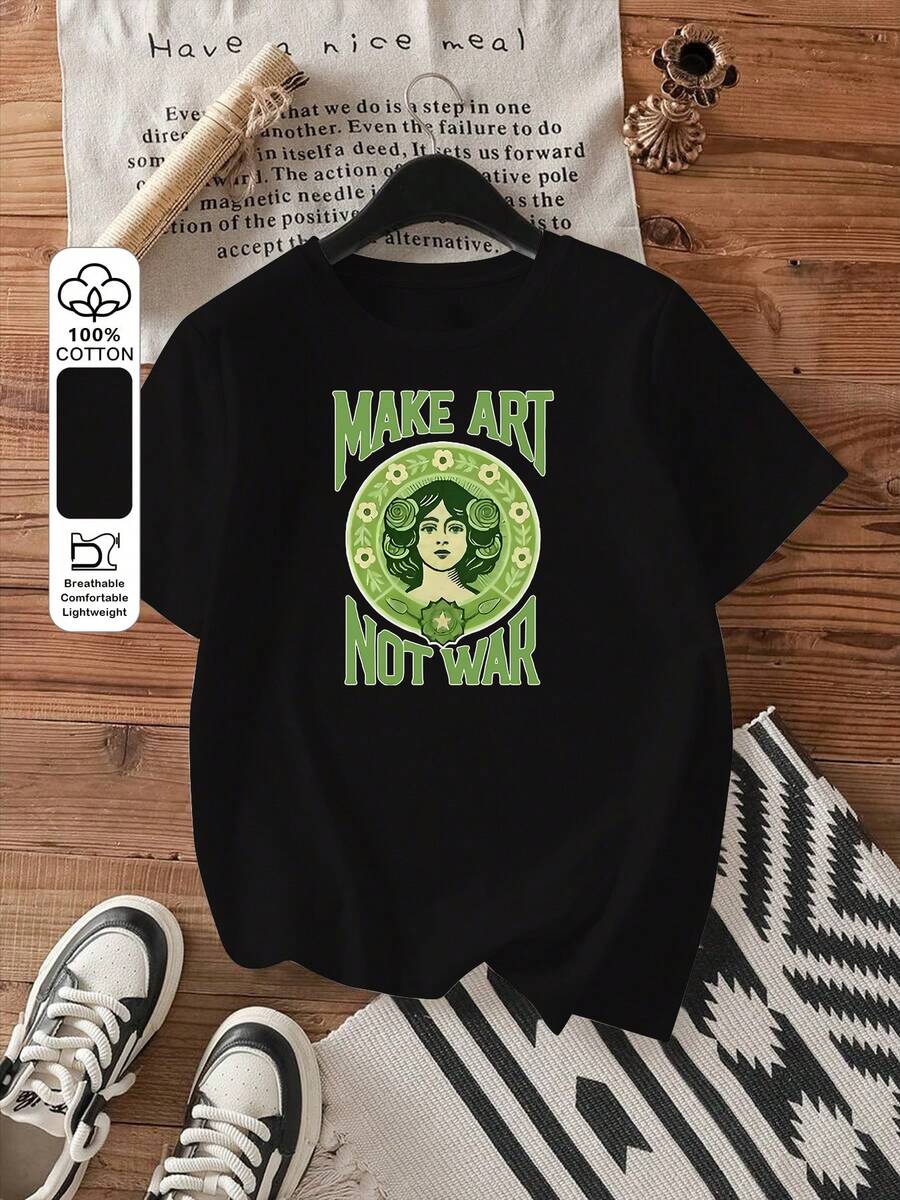 Women T-Shirts - Black - View 1