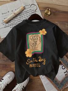 Plus Size T-Shirts - Black - View 3