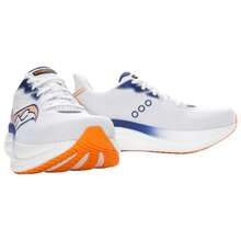 Saucony Triumph Victory 23 Low Top PWRRUNPB Training Long Distance Running Sprint Running Shoes Men's White White/Azurite - White/Blue Copper Ore - View 5