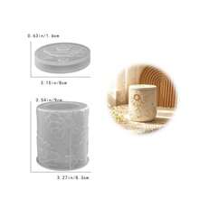 2pcs DIY Resin Mold, Spring Floral Relief Decoration Storage Box Mold, Suitable For Making Epoxy, Plaster, Candle, Incense Holder, Home Decor Accessories - Embossed Flower Storage Box Mold - View 8