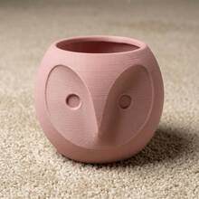 Cute Owl Succulent Plant Pot, Small Indoor Succulent Cactus Air Plant Pot, Pink Decorative Owl Flower Pot Suitable For Desk, Windowsill, Home Decor - A - View 9
