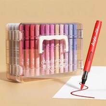 Direct Liquid Paintbrush Suitable For Art Students - 24/36/48/60/72/84 Colors Washable Painting Set - Multicolor - View 2