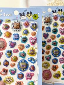 Một bộ sticker trang trí thủ công dành cho trẻ em, thích hợp để trang trí văn phòng hoặc trường học, sticker sổ tay, sticker sổ sách, sticker vali, sticker trang trí đàn guitar, sticker laser, quà tặng cho bạn bè và gia đình, quà Giáng sinh, đồ trang trí Giáng sinh, sticker nhân vật hoạt hình Nhật Bản ngẫu nhiên đắt tiền. - Nhiều màu - Xem 9
