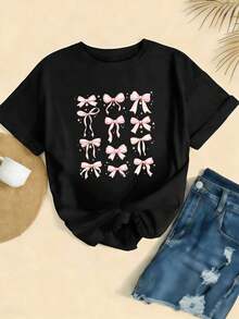 Women T-Shirts - Black - View 2