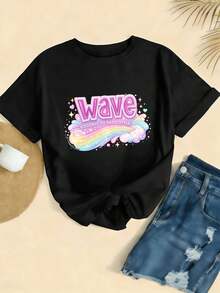 Women T-Shirts - Black - View 2