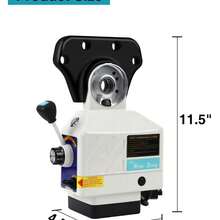 Avance automático de eje Z de 450 in-lb para fresadoras – Velocidad ajustable de 0 a 200 RPM – 110V, compatible con Bridgeport y fresadoras de rodilla similares – Accesorio eléctrico fundamental para trabajos de metal de precisión - alimentador de herramientas Z - Ver 5