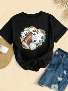 Women T-Shirts - Black - View 2