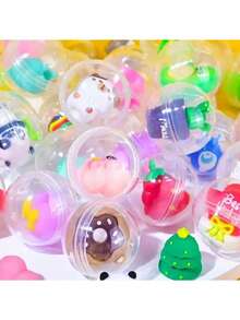 10/20/50 Pcs Mini Cute Gashapon Toys, Perfect For Party Sharing, Thanksgiving Christmas Gifts (Random Styles) - Multicolor - View 2