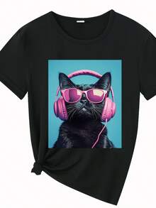 Women T-Shirts - Black - View 2