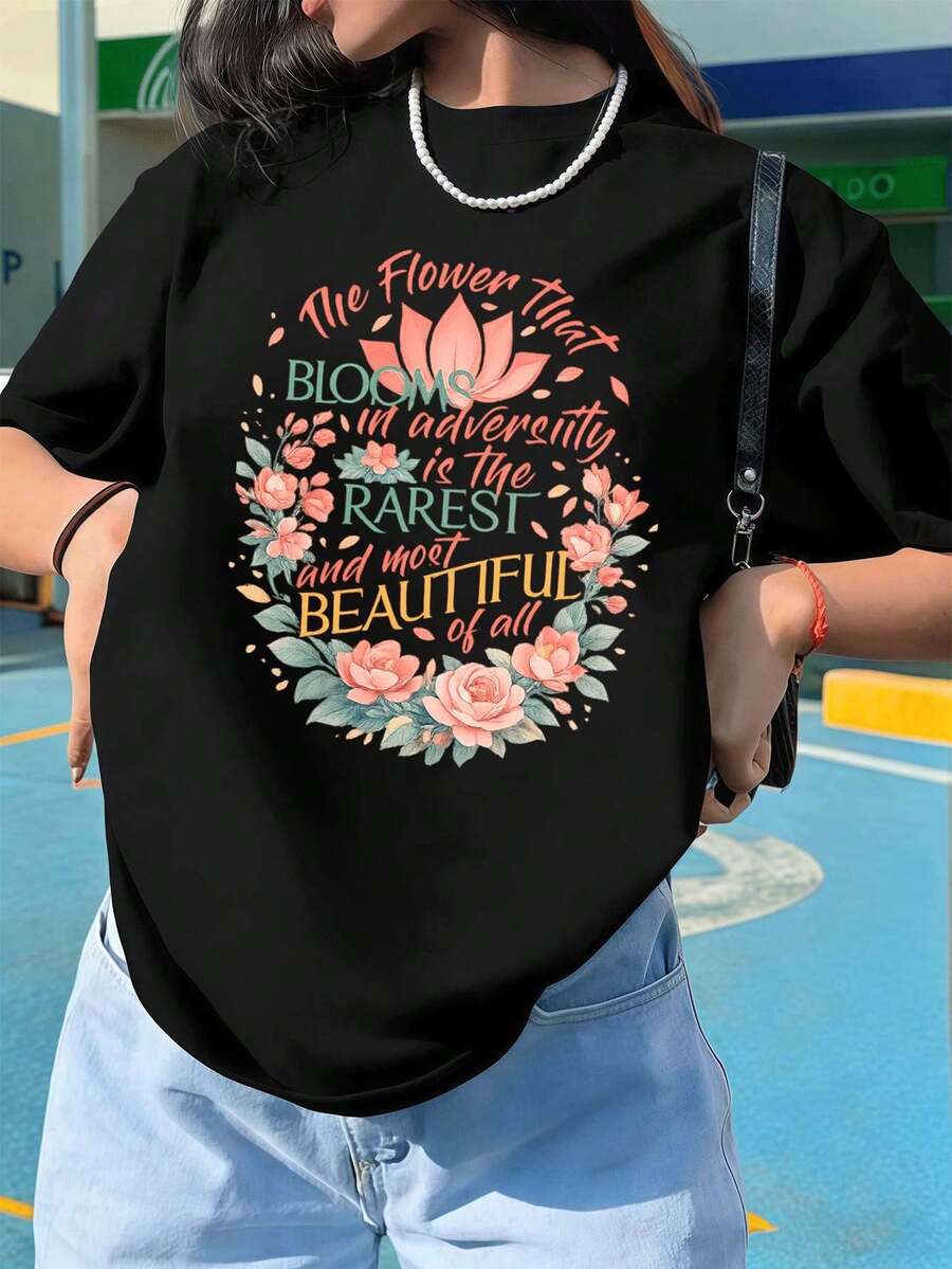 Women T-Shirts - Black - View 1