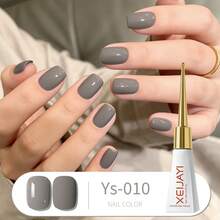 XEIJAYI 1pc 10ml, 60-Color Solid Gel Nail Polish For Choose, UV/LED Compatible Nail Art Gel Polish, For Salon And Home DIY Manicure - Multicolor - View 63