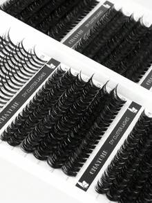 Bộ nối mi tự làm gồm 720/576 sợi mi giả riêng lẻ (kiểu D Curl + Spikes). Thông số hỗn hợp (10D+20D+30D+40D+50D+Spikes/60D+80D+100D+120D+150D+Spikes), bao gồm các sợi mi giả có độ dài hỗn hợp từ 8-16mm, dễ dàng tự nối tại nhà. Bộ mi giả, mi giả, mi giả trông như thật. - D - Xem 12