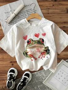 Women T-Shirts - [White] - View 2