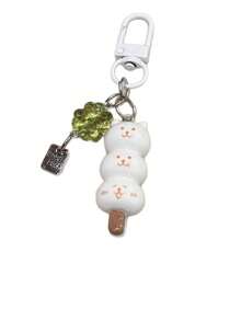 2pcs Cute Lucky Leaf Phone Charm Keychain, Japanese Cat Shaped Phone, Camera, Earphone Pendant, Handmade DIY Accessories, Women Car Key Chain, Suitable As Birthday Gift For Friends And Teachers - Multicolor - View 3