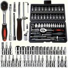 Automotive Repair Tool Set, Socket Wrench Ratchet Spanner, Multi-Function Toolbox Combination For Car Maintenance And Repair - Multi-piece Set - View 3