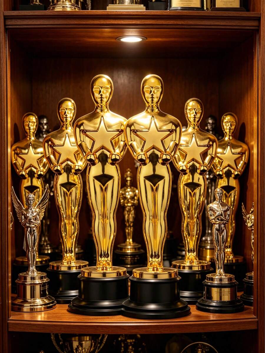 1/3/5/10pcs Gold Trophy, Gold Medal, Mini Trophy, Star-Shaped Little Gold Man Trophy, Plastic Trophy, Suitable For Competition, Event, Sports Match, Party Decoration, Performance, Award Ceremony And Recognition Gift