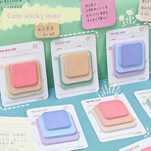 1-4套 90张可爱韩式创意DIY便签本，多种尺寸自粘便签，学生用品，学校文具 - 均碼 - 查看 5