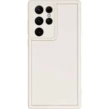 适用于三星 Galaxy A17 A07 A56 A26 A36 A16 A06 A05 A15 A25 A35 A55 A04 A12 A13 A14 A50 A52 A54 S26 Ultra S25 FE S24 S23 S22 S21 S20 Plus 的软 TPU 手机保护壳，防摔防震，纯色硅胶手机壳 - 古董白 - 查看 7
