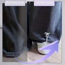 2 piezas Sujetadores ajustables de clip para dobladillo de pantalón y puño de manga - Aleación duradera, Clips acortadores de pernera de pantalón, Fijadores invisibles de pernera de pantalón, Decoración de mariposa y corazón - Acorta instantáneamente la longitud de la manga para camisas, vestidos, pantalones - Diseño elegante, múltiples estilos disponibles, Decoración de mariposa - Multicolor - Ver 6