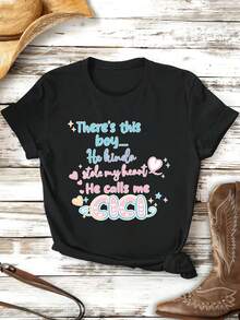Women T-Shirts - Black - View 2