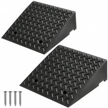 VEVOR Driveway Curb Ramp, 3.175 Tons Load Capacity, 17.8 Cm Rise Height Heavy Duty Curbside Bridge Ramp With Drainage Tank For Wheelchairs, Strollers, Motorcycles, Cars, Lawn Mowers & Trailers, 2 Pack - 3.175 Tons - 查看 9
