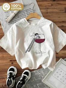 Women T-Shirts - White. - View 11