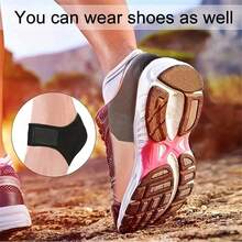 1 Pair Silicone Heel Protectors, Fits Human Foot Contour, More Comfortable And Easier To Walk. Black And Nude Colors Available, Breathable And Adjustable, Suitable For Men And Women Daily Exercise And Walking Insoles, Foot Care, Silicone Socks Travel Essentials, Walking Holiday Essentials, Heel Protectors, Camping Essentials Heel Pads, Sports Accessories, Gift For Your Loved One, Back To School Halloween Gym Heel Socks - Multicolor - View 4