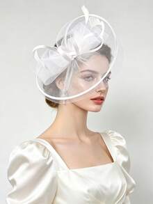 Women's Tea Party Hat, Suitable For Derby Horse Racing, Cocktail Party, Wedding, Fancy Dress Party, Dinner Party And Special Occasions, Vintage Sweet Cute Women's Hair Accessory Headband - A - View 3