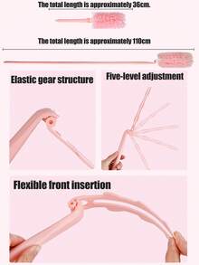 Bendable Duster For Cleaning Blinds, Air Conditioner Vents, Fans And Other Dust Removal - Multicolor - View 4