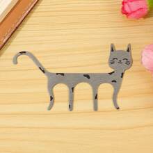 Clipes de Página Metálicos Fofos de Gato, Marcadores de Livro em Forma de Gato, Clipes de Leitura de Aço Inoxidável, Adequados para Romances, Livros Didáticos, Diários e Revistas, Presentes Requintados para Amantes de Gatos, Aniversários e Volta às Aulas - Tamanho único. - Visão 17