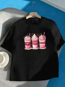 Women T-Shirts - Black - View 2