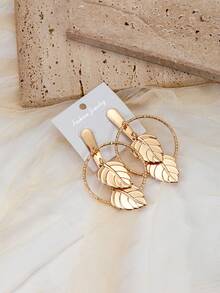 欧美跨境金属时尚个性夸张小众极简几何耳环 - 彩色 - 查看 10