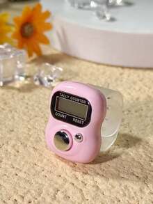 Macaron Color Finger Counter, Electronic Rosary Counter, Electronic Prayer Bead Counter Watch, Lightweight And Portable, Multi-Color Electronic Display Counter, Birthday Gift, Ramadan Gift, Religious Ritual Counter, Suitable For Ramadan Religious Recitation, Daily Religious Practices, Eid Al-Adha Gift, Portable For Personal Use, Warehouse Counting, Daily Prayers, Ramadan Taraweeh Prayers - Multicolor - View 3
