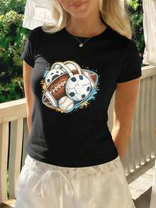 Women T-Shirts - Black - View 1