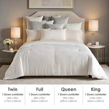 All Season Bright White Gingham Plaid Comforter, Four Seasons Universal White Grid Checkered Duvet Insert, Hotel Grade Soft Fluffy Down Alternative Bedding Comforter For Twin Full Queen King Cal King Size Bed, Reversible Lightweight Breathable Quilted Comforter For Scandinavian Bedroom Airbnb Guest Room Dorm Hotel Home Decor, Machine Washable Crisp Clean Comforter With Brushed Microfiber Cover & Premium Fill, No Shrinkage No Fading No Clumping Year Round Use Bedding, Warm Winter Cool Summer Fit White Checkered Comforter For Adults Teens Kids, Ultra Cozy Fluffy Plaid Bedding For Luxury Home Upgrade, Easy Care Wrinkle Resistant White Grid Duvet Insert For All Bed Sizes, Classic Timeless Checkered White Plaid Bedding For Daily Use & Housewarming Gift, Premium White Plaid Comforter With Long Lasting Fluffiness, Breathable All Weather Duvet Insert For Deep Sleep All Year Round - trắng - Xem 5