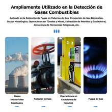 Detector Analizador De Gases Combustible Explosimetro Negro - Negro - Ver 3