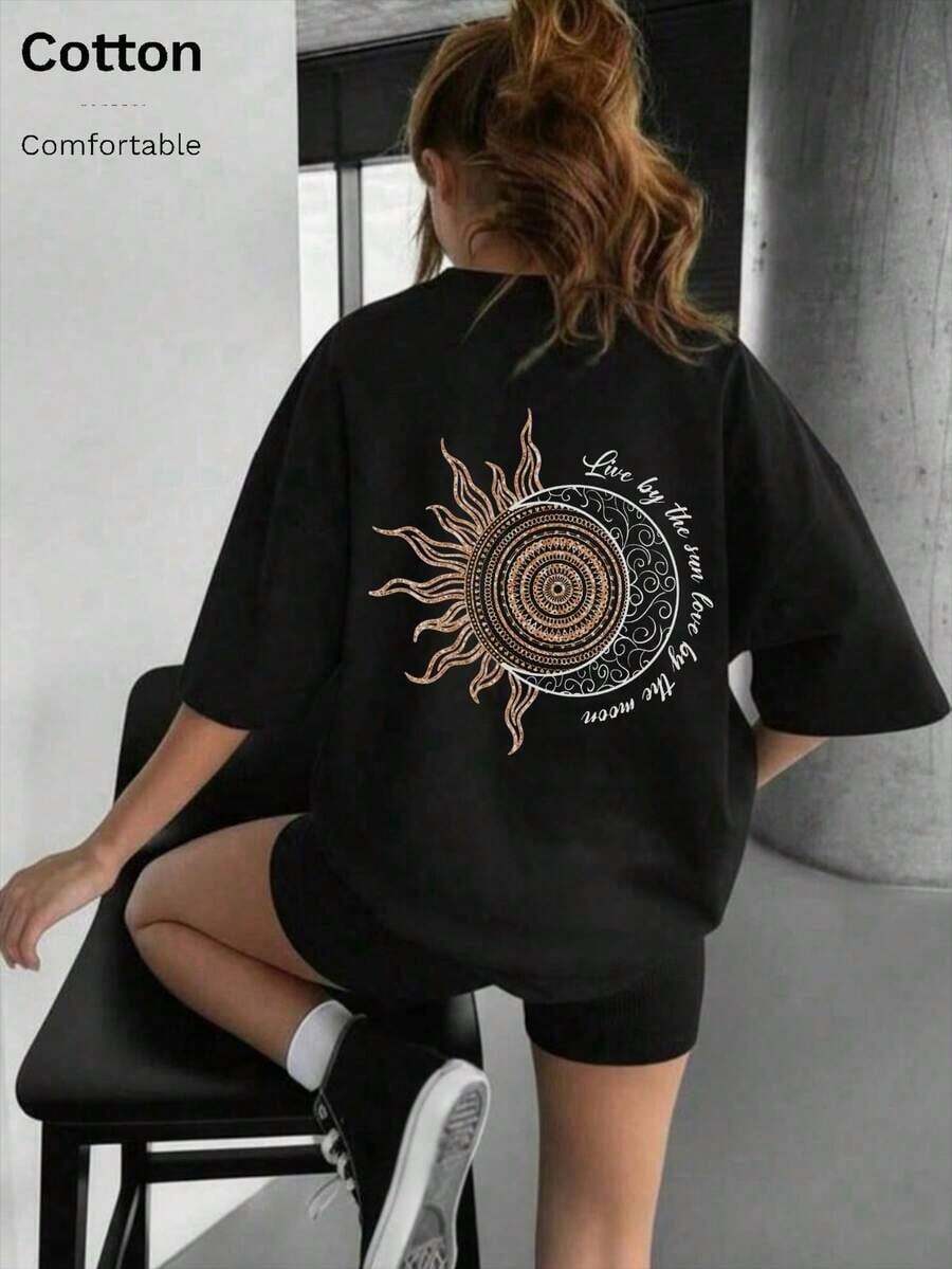 Women T-Shirts - Black - View 1