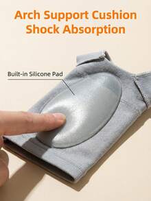 2pcs/Set Elastic Bandage Upgraded Arch Support Sleeve, Breathable For Casual Shoes & Sports Shoes, Prevent Slipping - Multicolor - View 5