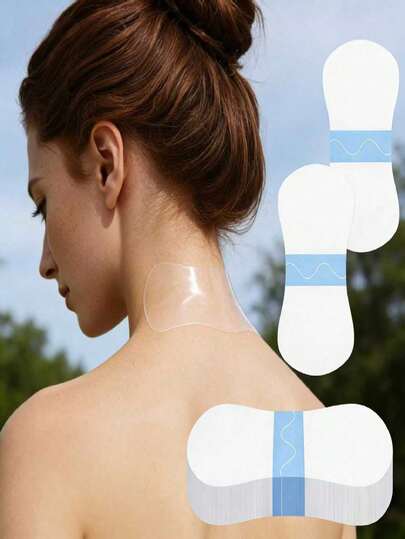 10pcs/Pack, Sports & Outdoor Neck Wrinkle Lifting Patches, Mini Fashion Women Neck Wrinkle Lift Invisible Stickers, Creative Design, Made Of PU Film Material, Suitable For All Seasons, Women's Gift, Suitable For Party, Valentine's Day, Mother's Day, For Women Neck Wrinkle Lift, Suitable For Daily Use