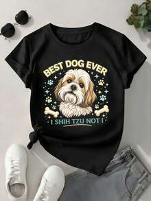 Women T-Shirts - Black - View 1
