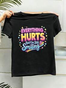 Women T-Shirts - Black - View 2