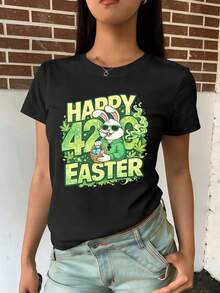 Women T-Shirts - Black - View 2