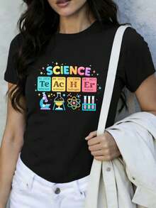Women T-Shirts - Black - View 1