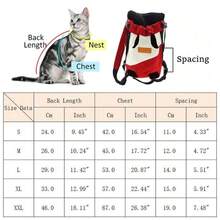 Pet Backpack, Breathable Travel Portable Front Chest Bag, 4-Leg Backpack, Dog Carrier, Cat Carrier, Large Capacity, Easy To Clean, Highly Breathable - Multicolor - View 8