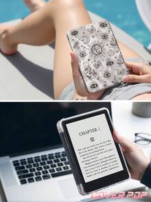 Ốp lưng máy tính bảng họa tiết Mặt Trời, Mặt Trăng và Mắt, tương thích với iPad Air 11 inch M3 2025 / M2 2024, Air thế hệ thứ 5 2022, Air 8 2026 (11/13 inch), (A16) 11 inch thế hệ thứ 11 2025, tương thích với Samsung Galaxy Tab, Kindle Paperwhite thế hệ thứ 12 2024. Mặt lưng trong suốt, ốp bảo vệ họa tiết thời trang, chức năng tự động tắt/mở màn hình, bảo vệ bằng túi khí, phù hợp cho cả công việc văn phòng và làm quà tặng. - Nhiều màu - Xem 8